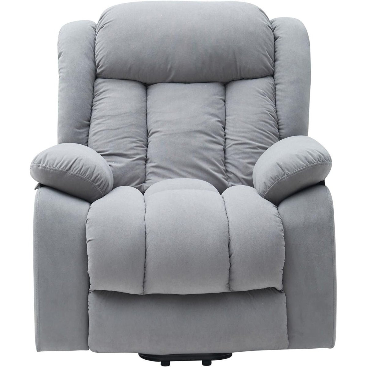 zazzeri Recliner Chair for Small Spaces Rocking Light Gray - buyfaucet.com