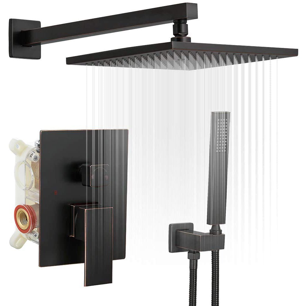 1-Handle 2-Sprayers Shower Faucet Oil Rubbed Bronze - buyfaucet.com