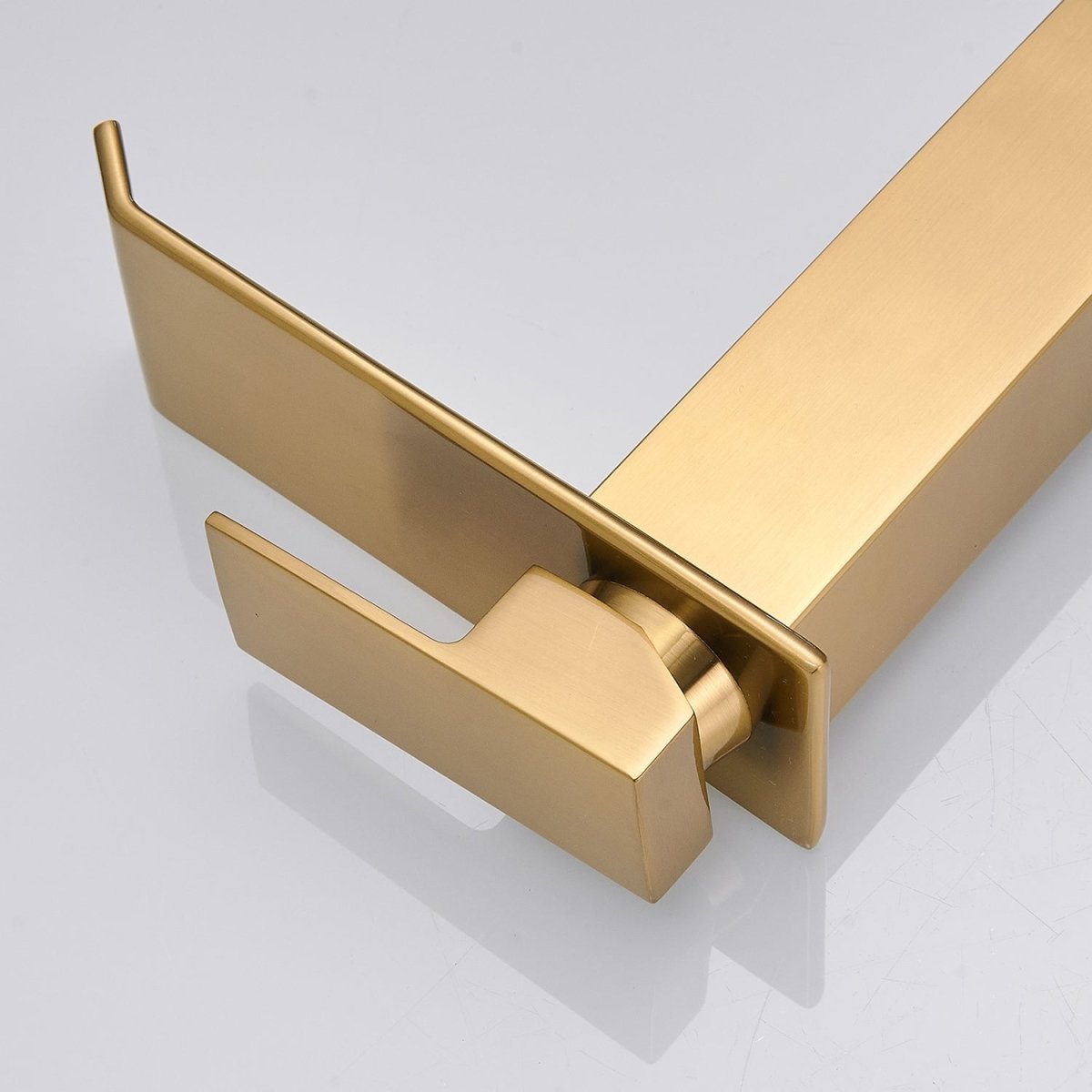 1 Hole 1 Handle Bathroom Faucet with Pop-up Drain Gold - buyfaucet.com