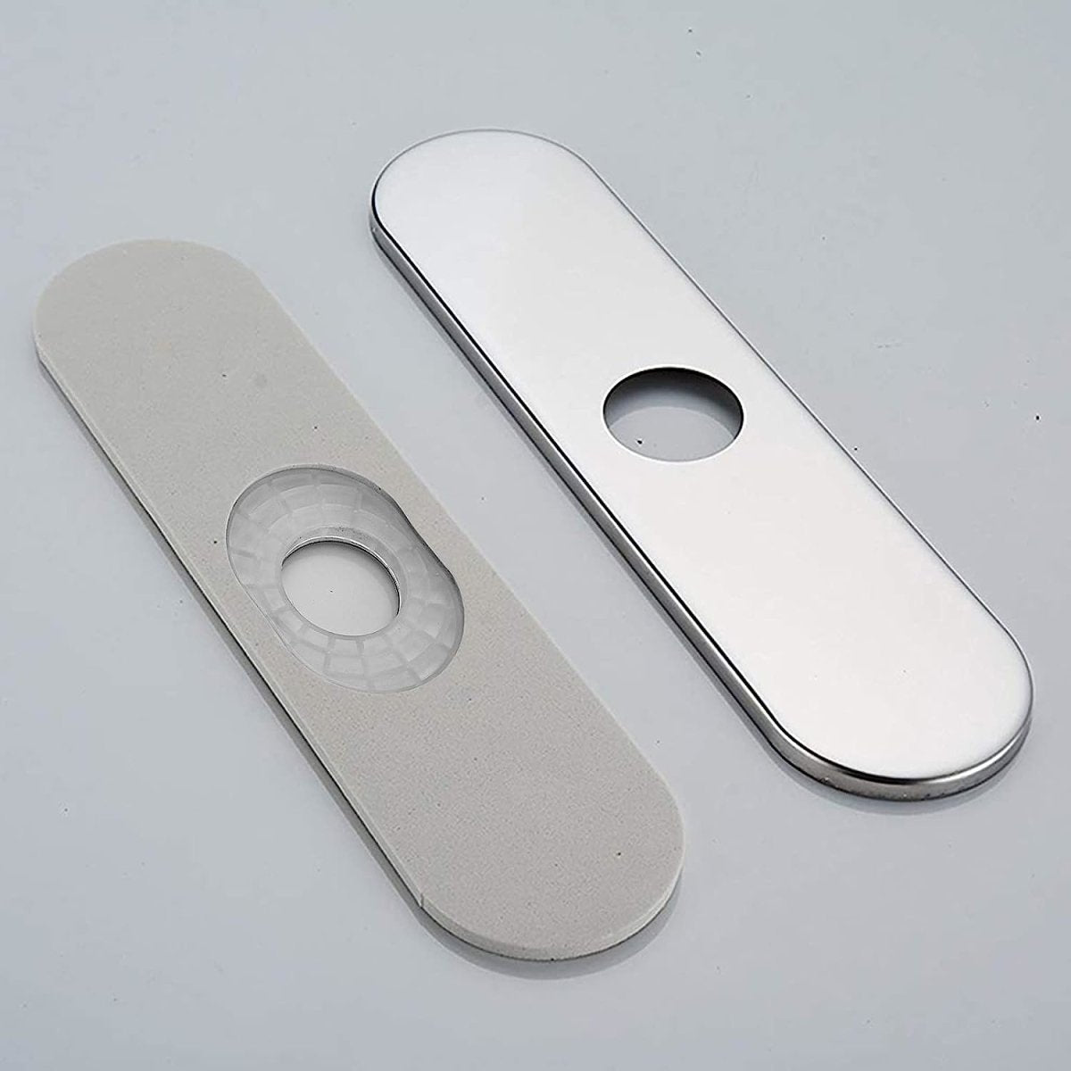 10 Inch Faucet Hole Cover Deck Plate Chrome - buyfaucet.com