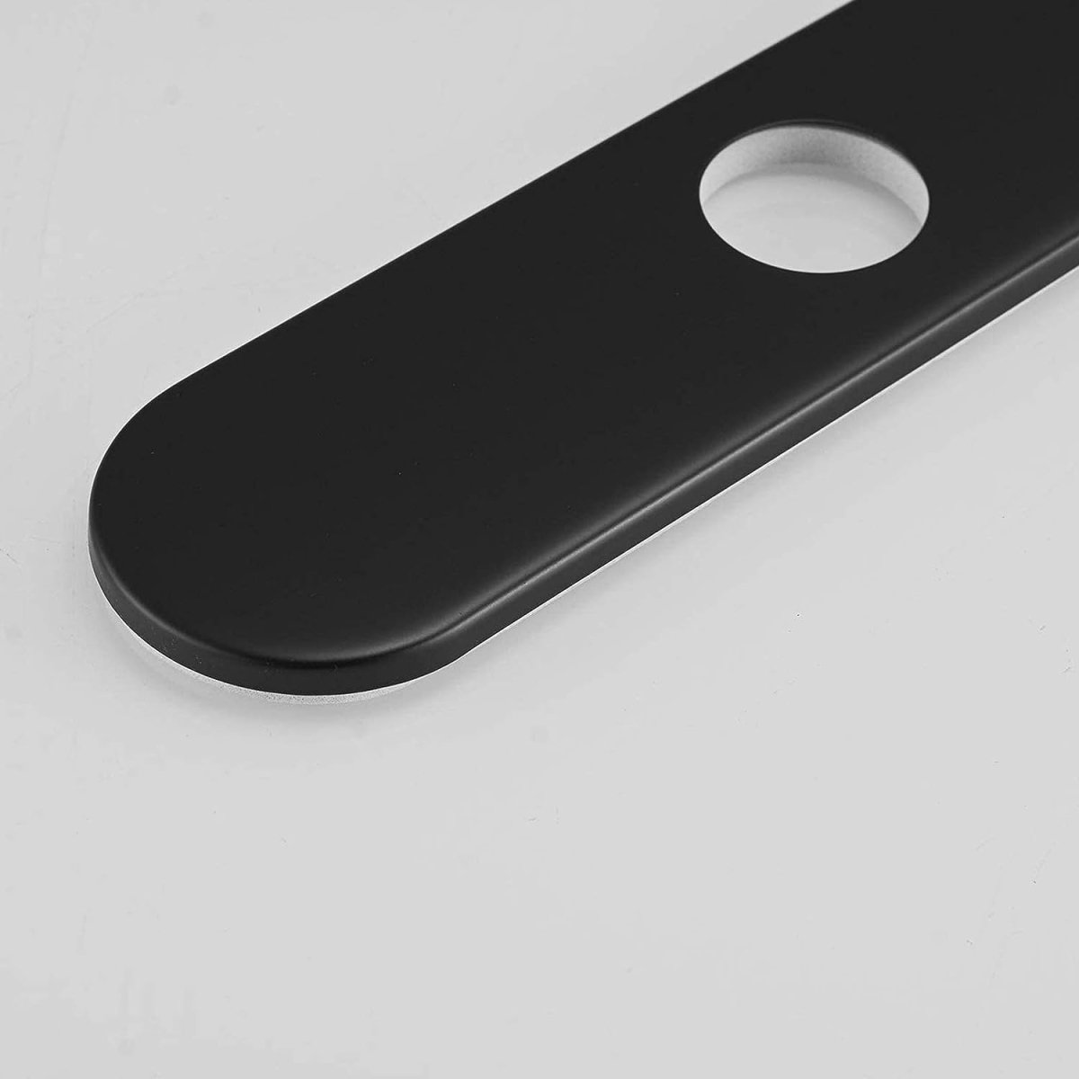 10 Inch Faucet Hole Cover Deck Plate Matte Black - buyfaucet.com