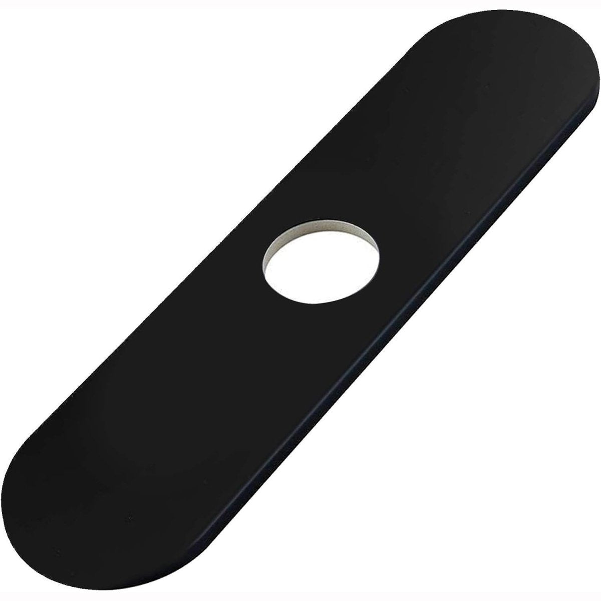 10 Inch Faucet Hole Cover Deck Plate Matte Black - buyfaucet.com