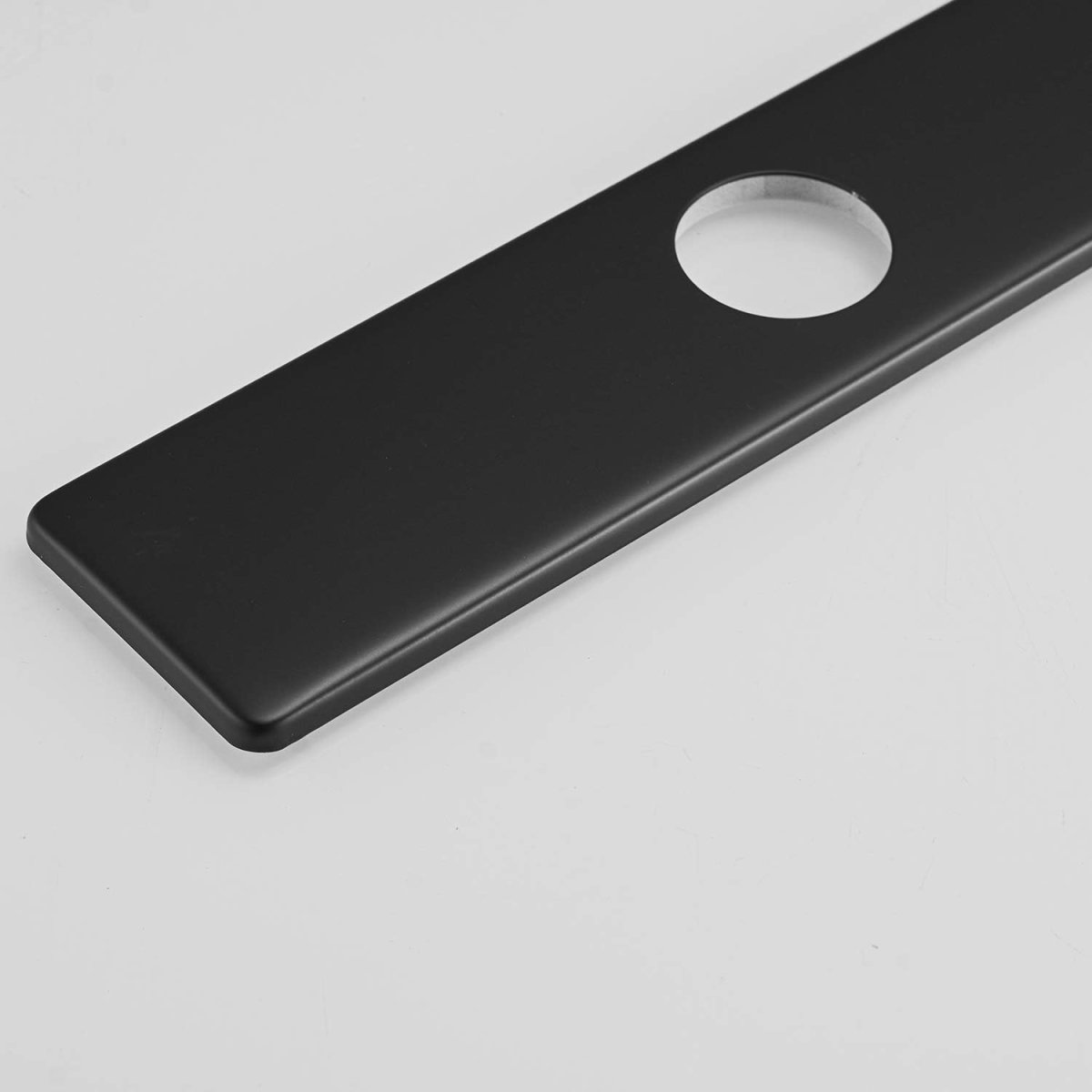 10 Inch Sink Hole Cover Deck Plate Matte Black - buyfaucet.com