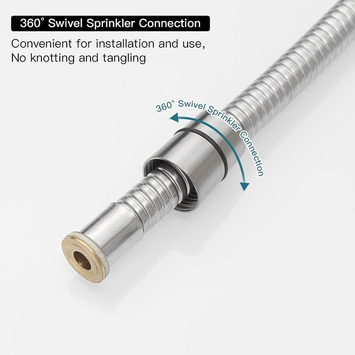 100 Inch Replacement Handheld Shower Hose Brushed Nickel - buyfaucet.com