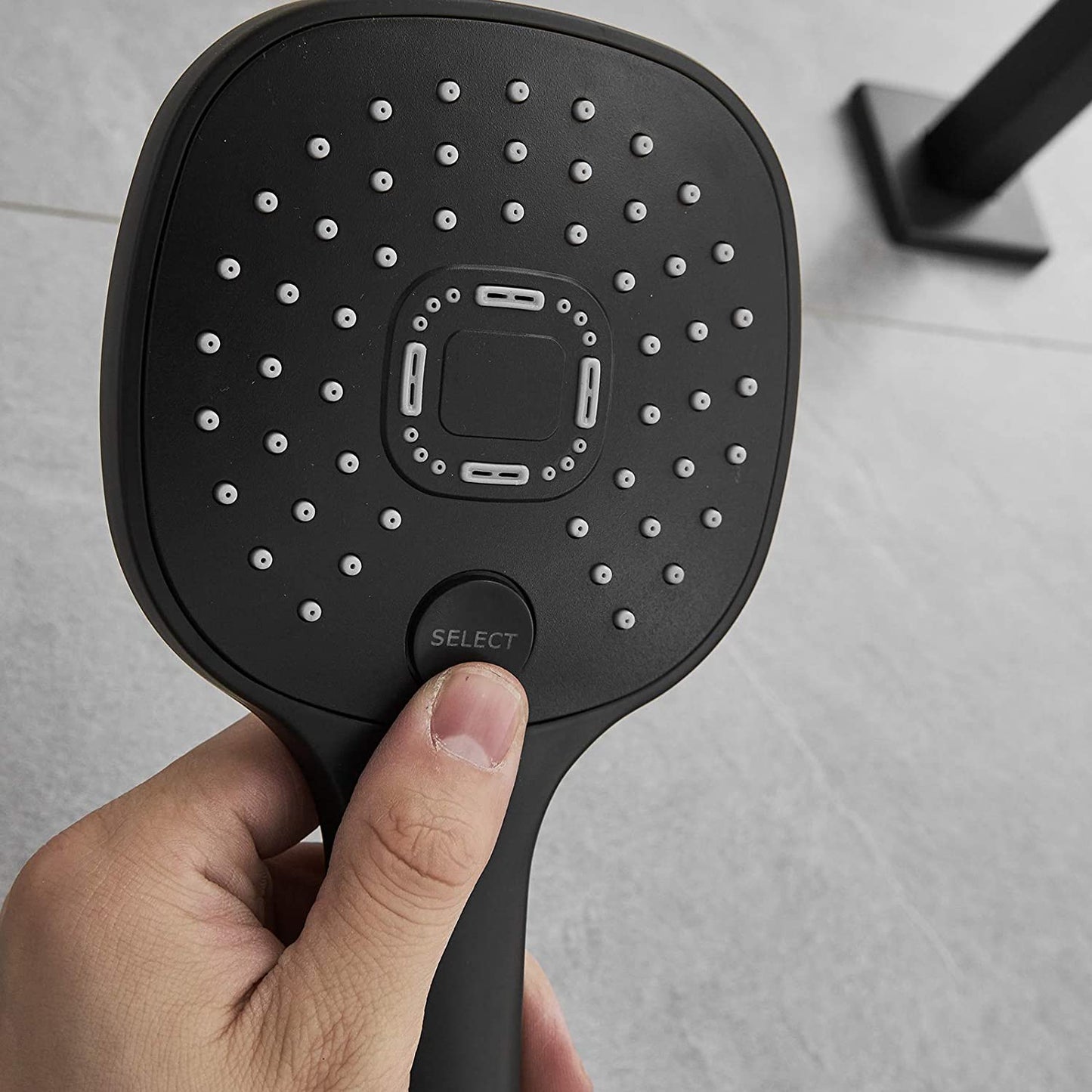 2-1 function Wall Mounted Shower Kit Matte Black - buyfaucet.com
