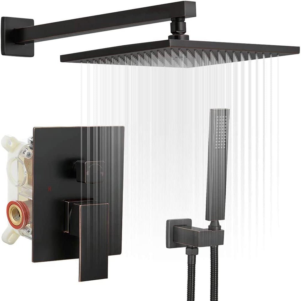 2-1 function Wall Mounted Shower Kit Oil Rubbed Bronze - buyfaucet.com