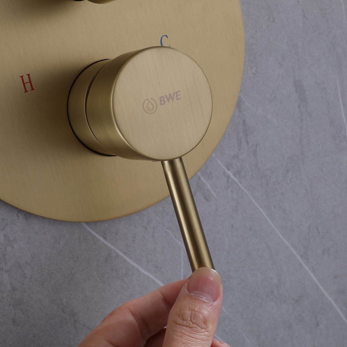 2-Spray Rain Shower Faucet and Hand Shower Combo Kit Gold - buyfaucet.com