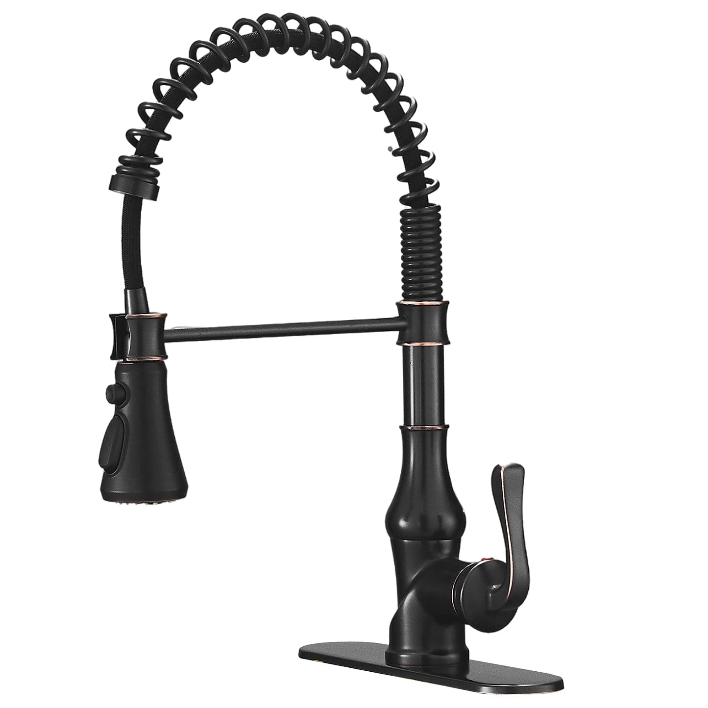 3 Spray Pull-Down Sprayer Kitchen Faucet Oil Rubbed Bronze - buyfaucet.com