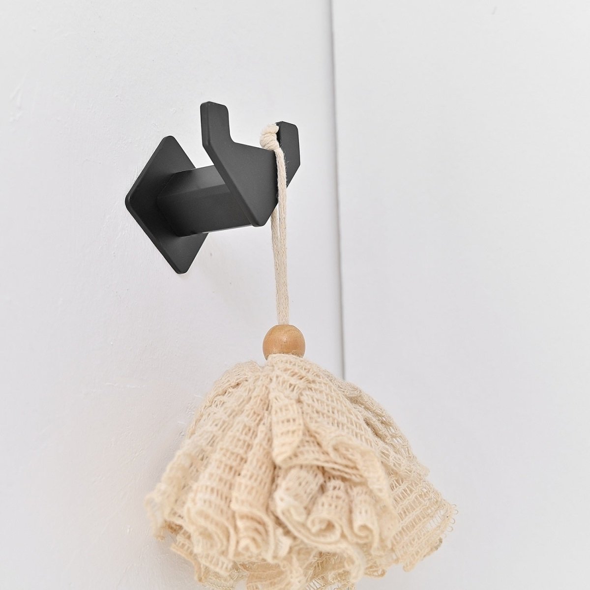 4 PCS Paper Holder Towel Hook Towel Bar Bath Set Matte Black - buyfaucet.com