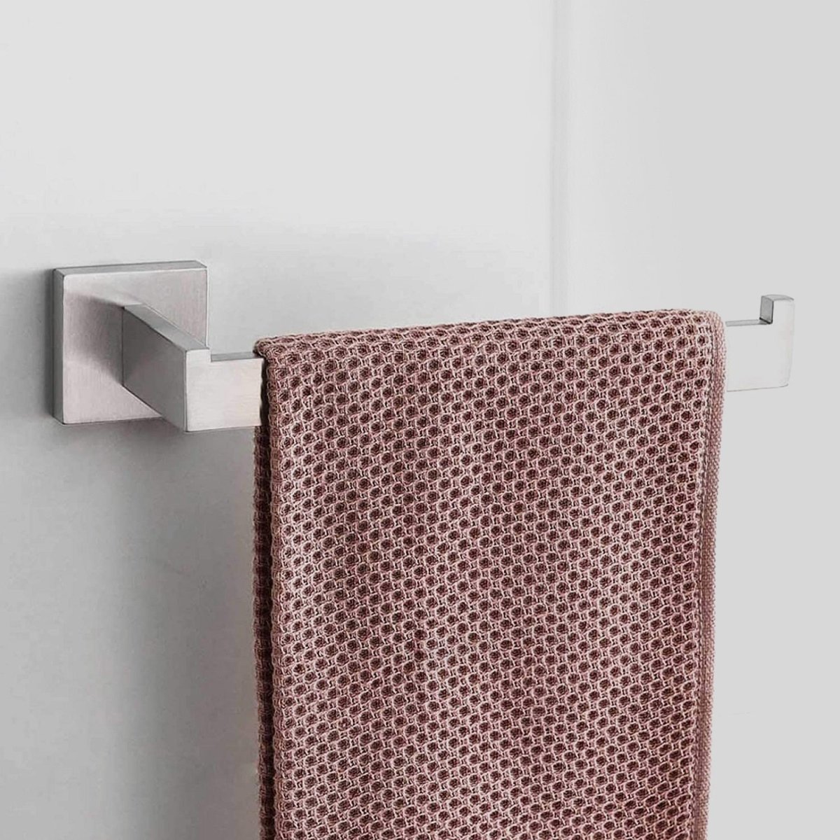 5 PCS Towel Bar Towel Hook Toilet Paper Holder Set Nickel - buyfaucet.com