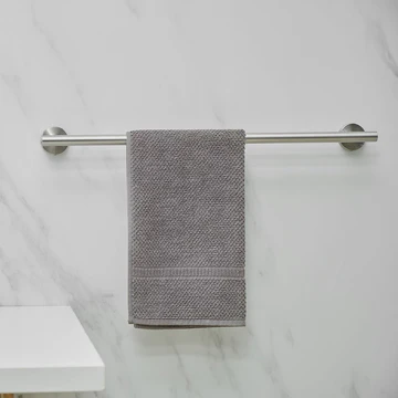 5PCS Towel Bar Towel Hook Paper Holder Towel Ring Set Nickel - buyfaucet.com