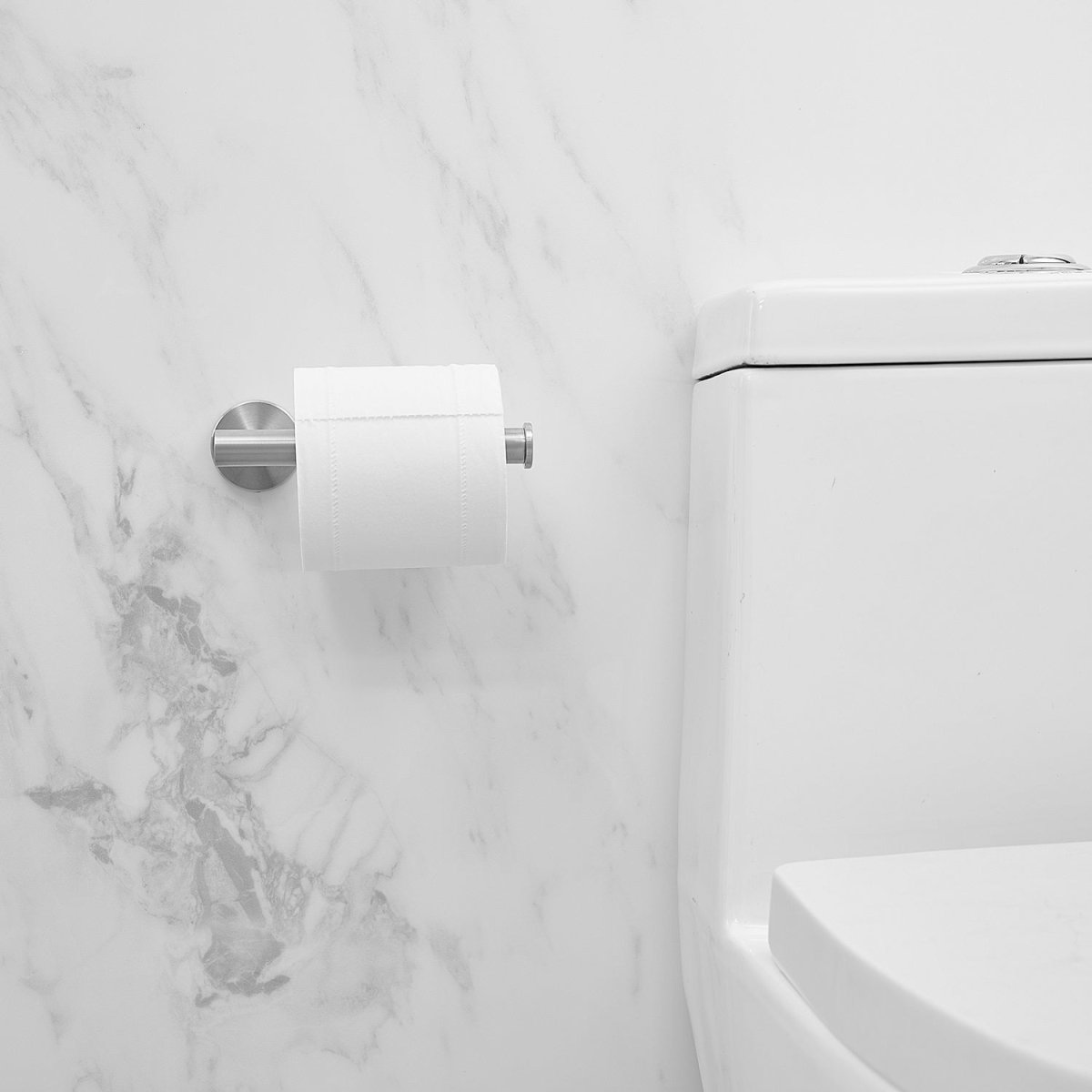 5PCS Towel Bar Towel Hook Paper Holder Towel Ring Set Nickel - buyfaucet.com