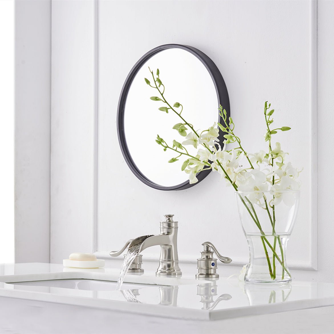 8 in 2-Handle Bathroom Faucet in Spot Resist Brushed Nickel - buyfaucet.com