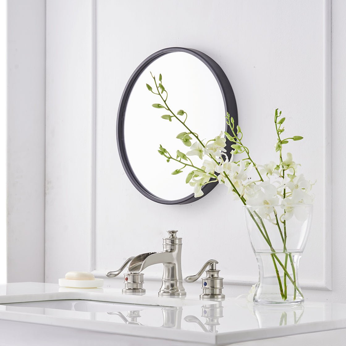 8 in 2-Handle Bathroom Faucet in Spot Resist Brushed Nickel - buyfaucet.com