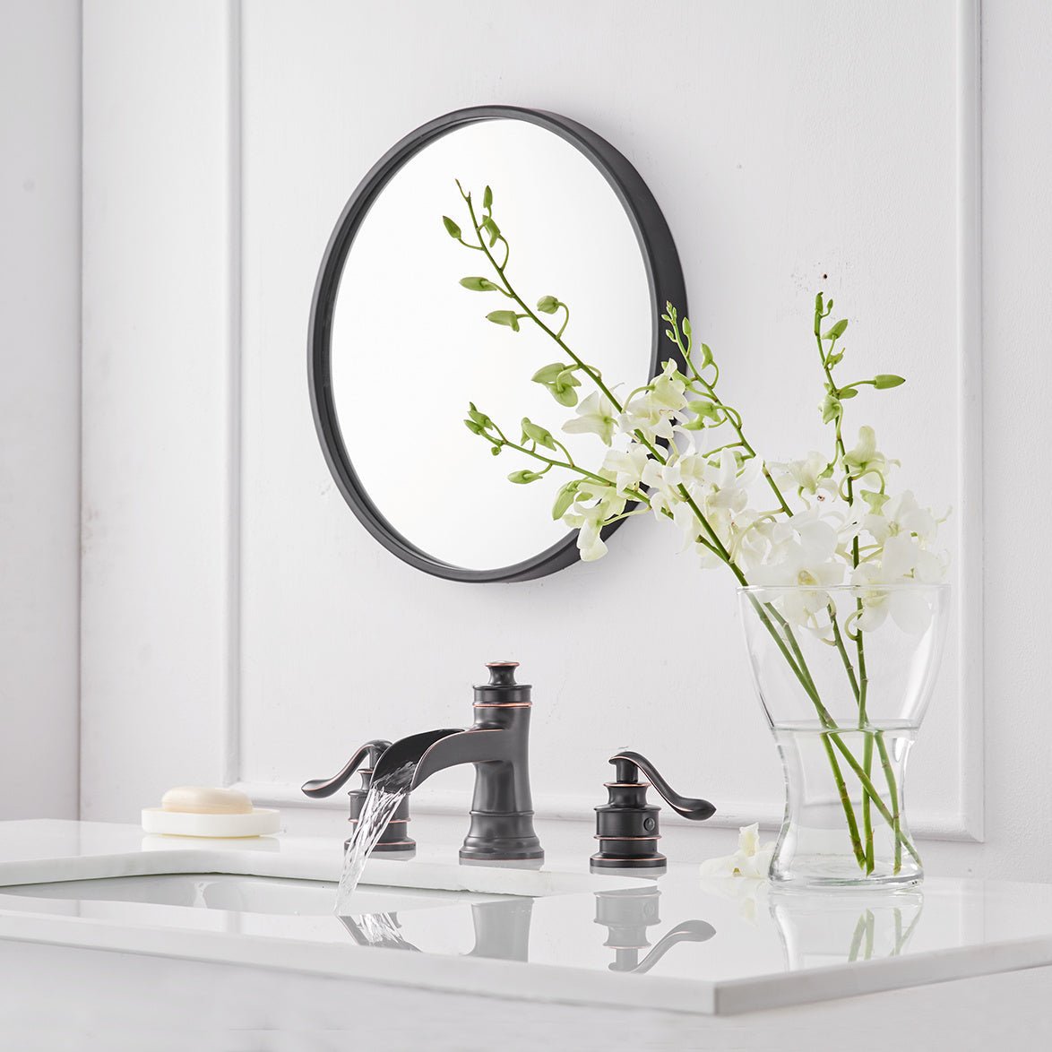 8 in 2-Handle Bathroom Faucet Oil Rubbed Bronze - buyfaucet.com