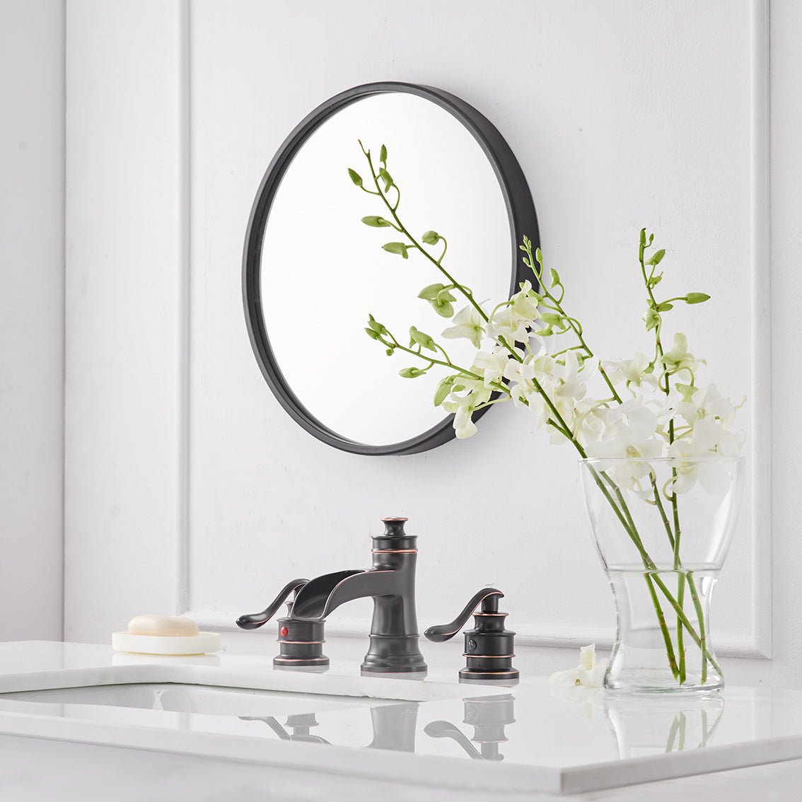 8 in 2-Handle Bathroom Faucet Oil Rubbed Bronze - buyfaucet.com