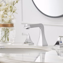 8 in 2-Handle Bathroom Sink Faucet in Polished Chrome - buyfaucet.com