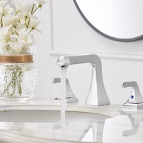 8 in 2-Handle Bathroom Sink Faucet in Polished Chrome - buyfaucet.com