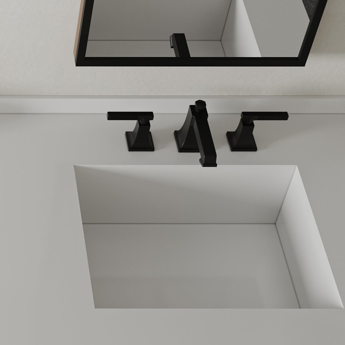 8 in. Double Handle High-Arc Bathroom Faucet Matte Black - buyfaucet.com