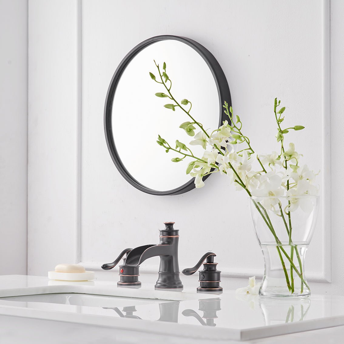 8 in Waterfal 2-Handle Bathroom Faucet Oil Rubbed Bronze - buyfaucet.com