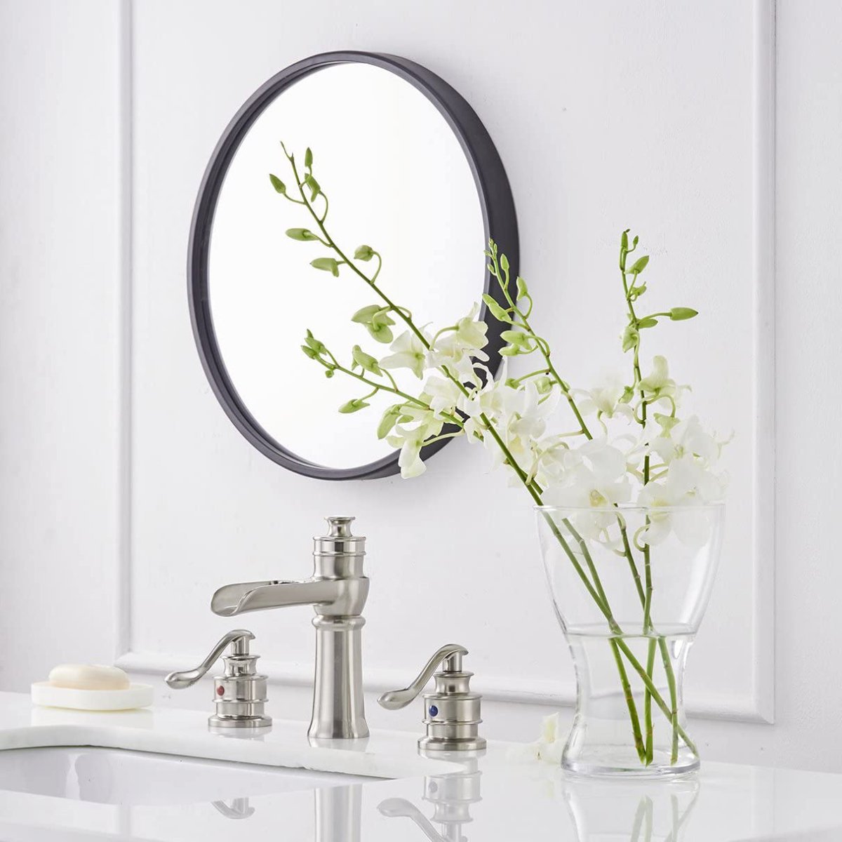 8 in Waterfall 2-Handle Bathroom Faucet Brushed Nickel - buyfaucet.com