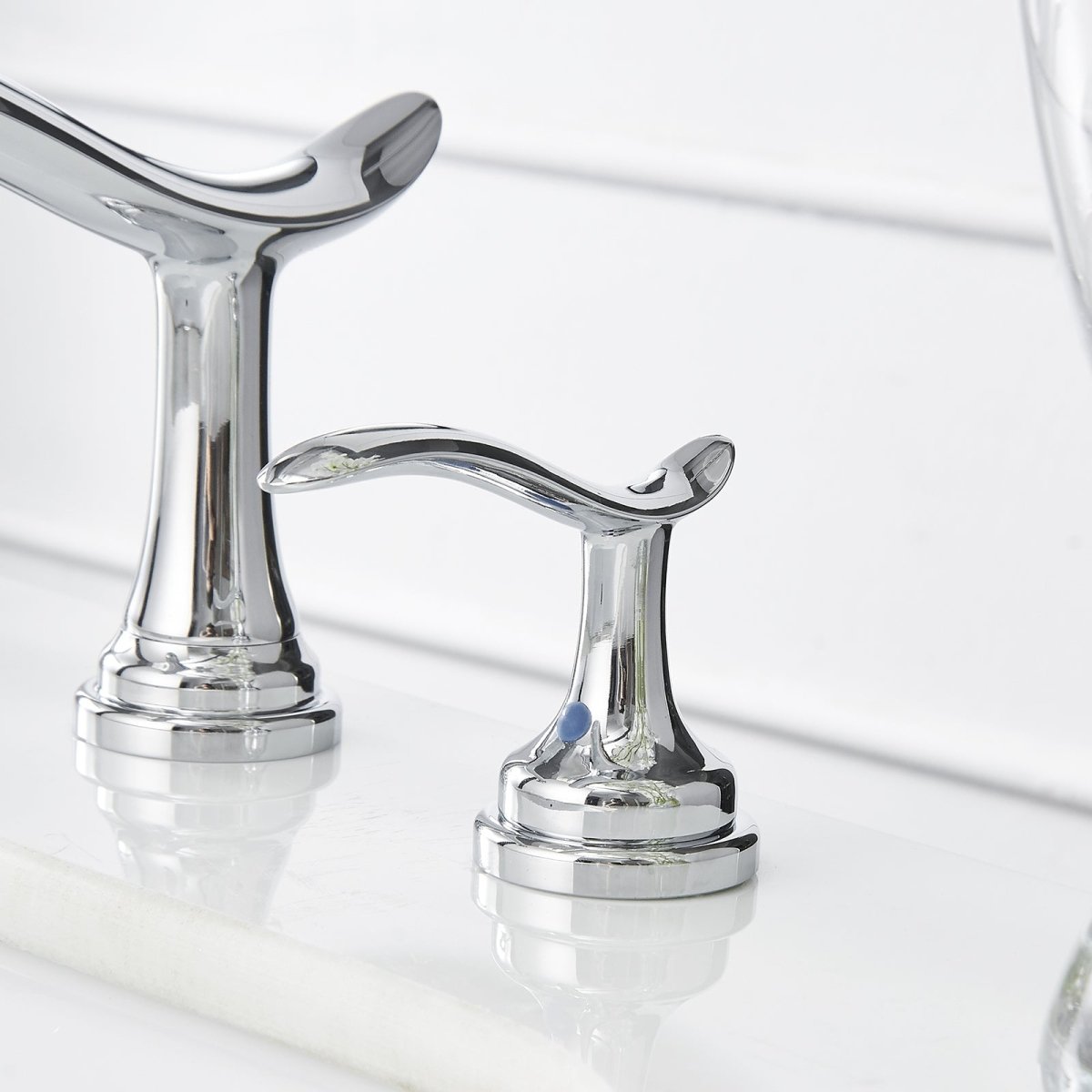 8 in Waterfall 2-Handle Bathroom Faucet Chrome - buyfaucet.com