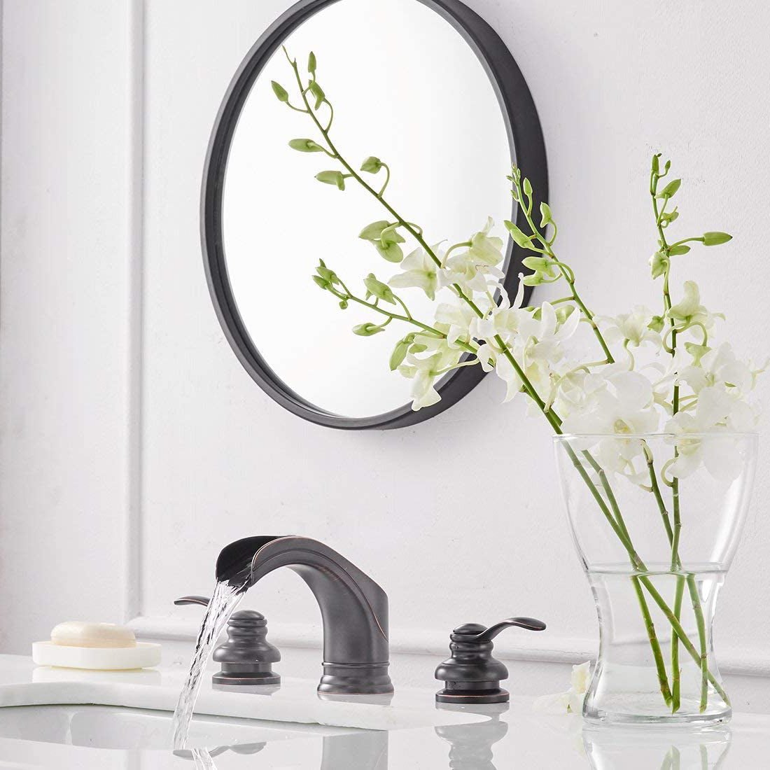 8 in Waterfall 2-Handle Bathroom Faucet Oil Rubbed Bronze - buyfaucet.com