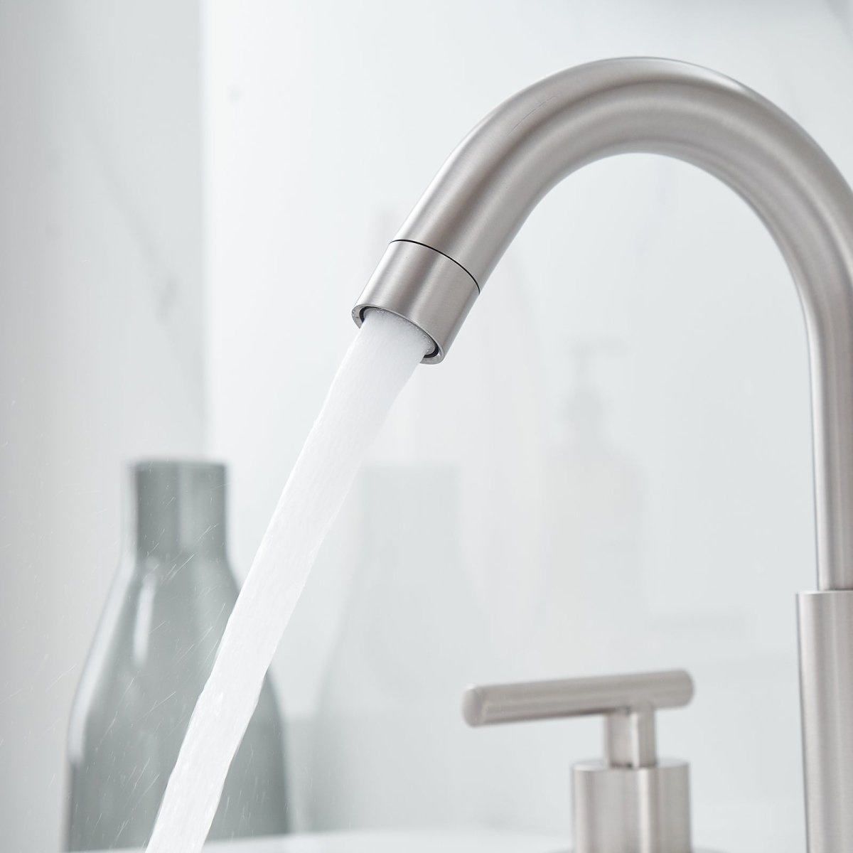 8 in. Widespread 2-Handle Bathroom Faucet Brushed Nickel - buyfaucet.com