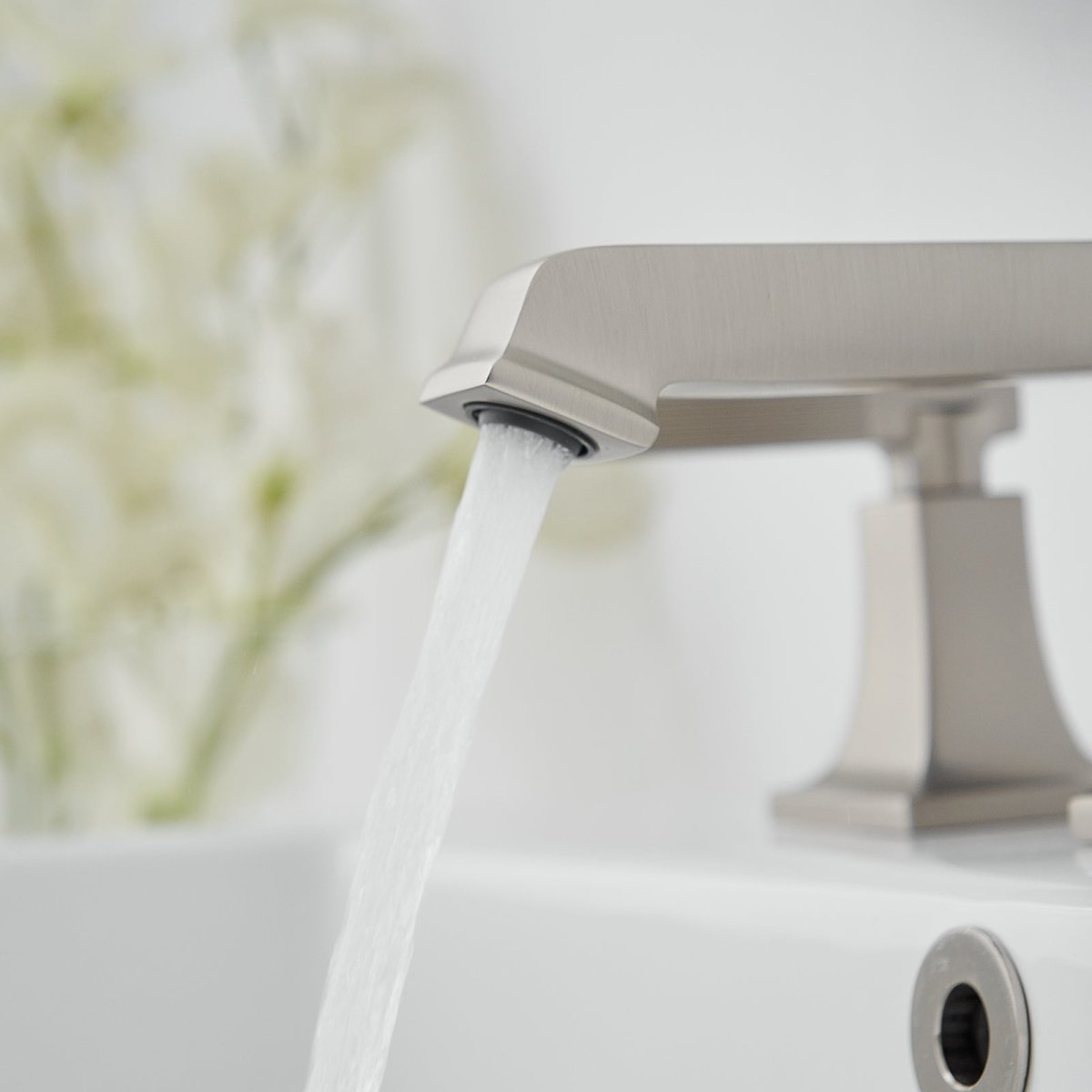 8 in. Widespread Double Handle Bathroom Faucet Brushed Nickel - buyfaucet.com