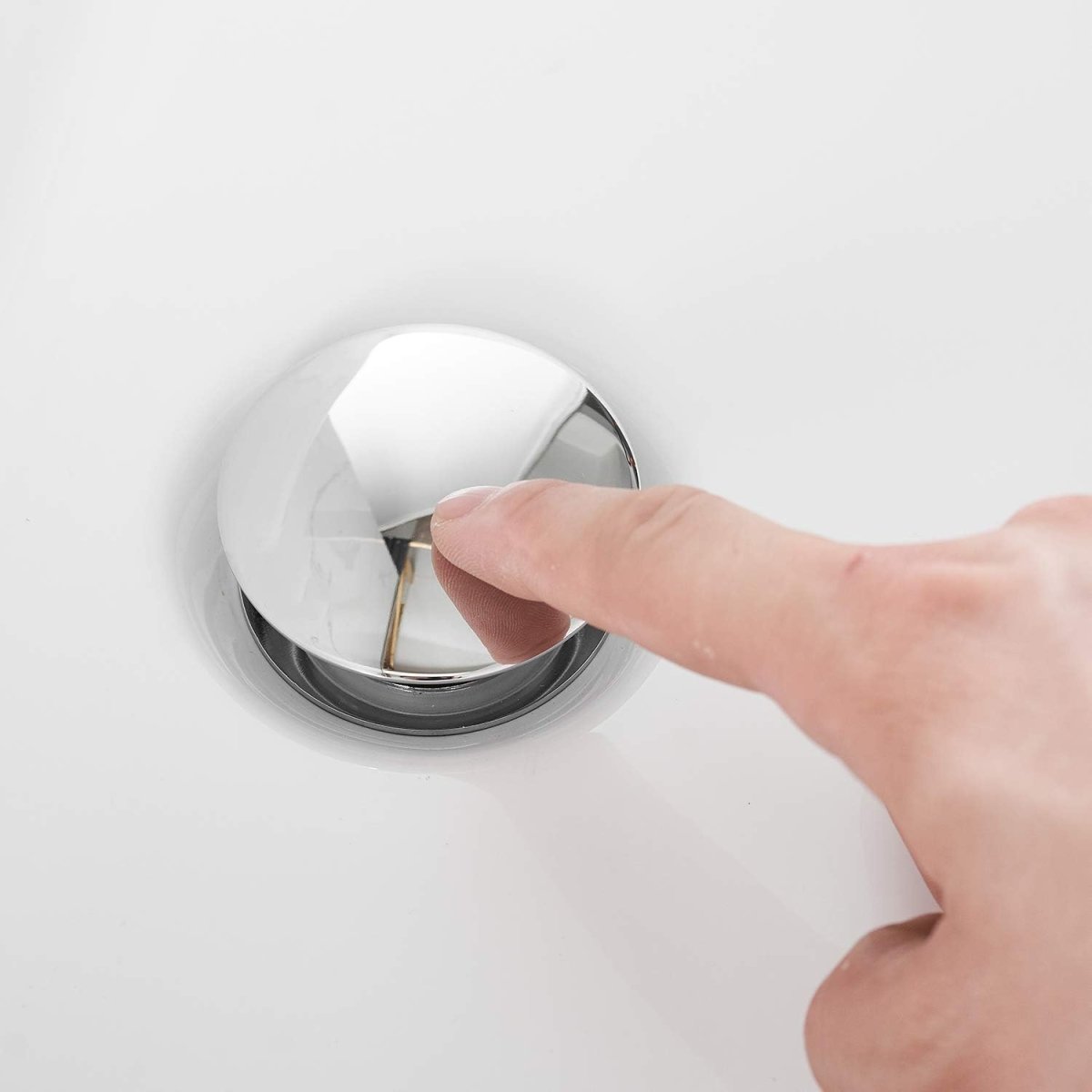 Bathroom Faucet Vessel Sink Drain Stopper with Overflow Chrome - buyfaucet.com