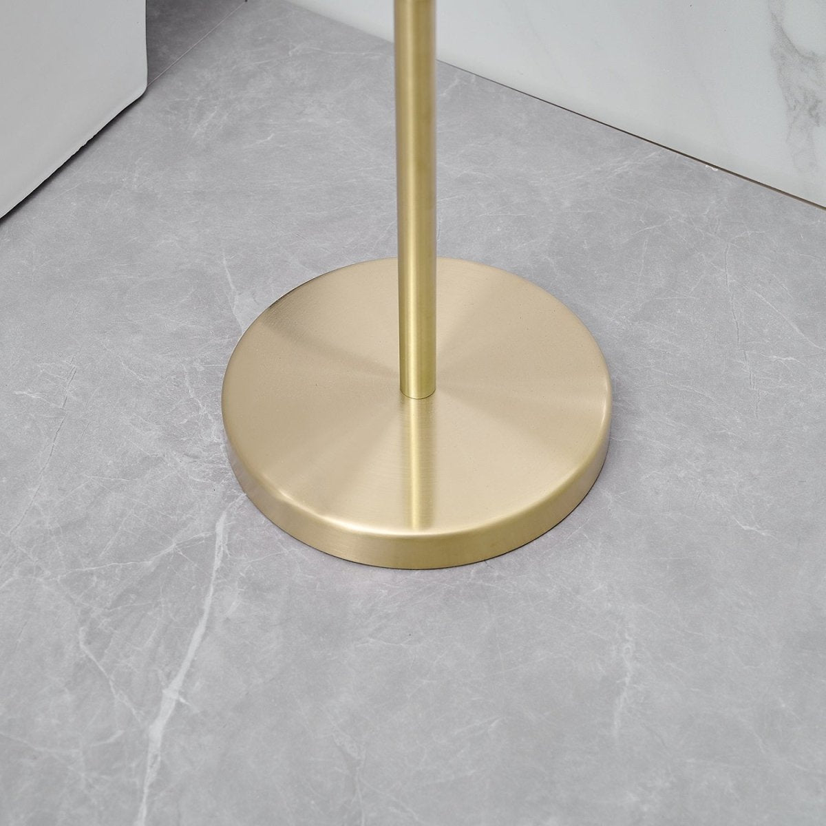 Bathroom Freestanding Toilet Paper Holder in Brushed Gold - buyfaucet.com