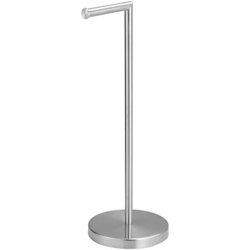 Bathroom Freestanding Toilet Paper Holder in Brushed Nickel - buyfaucet.com