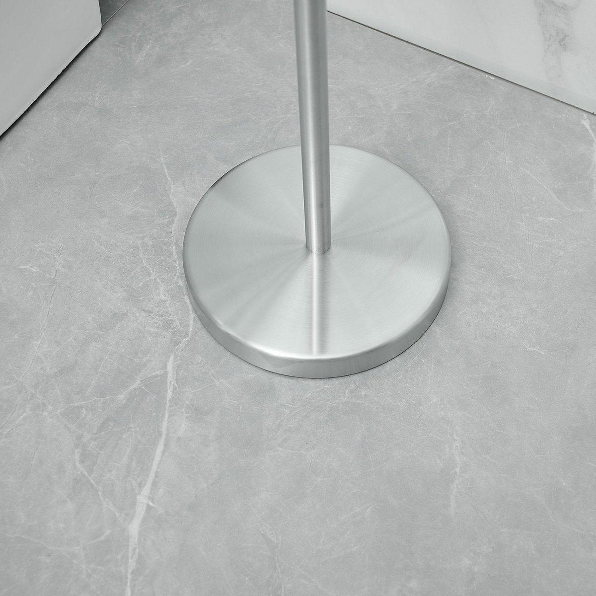 Bathroom Freestanding Toilet Paper Holder in Brushed Nickel - buyfaucet.com