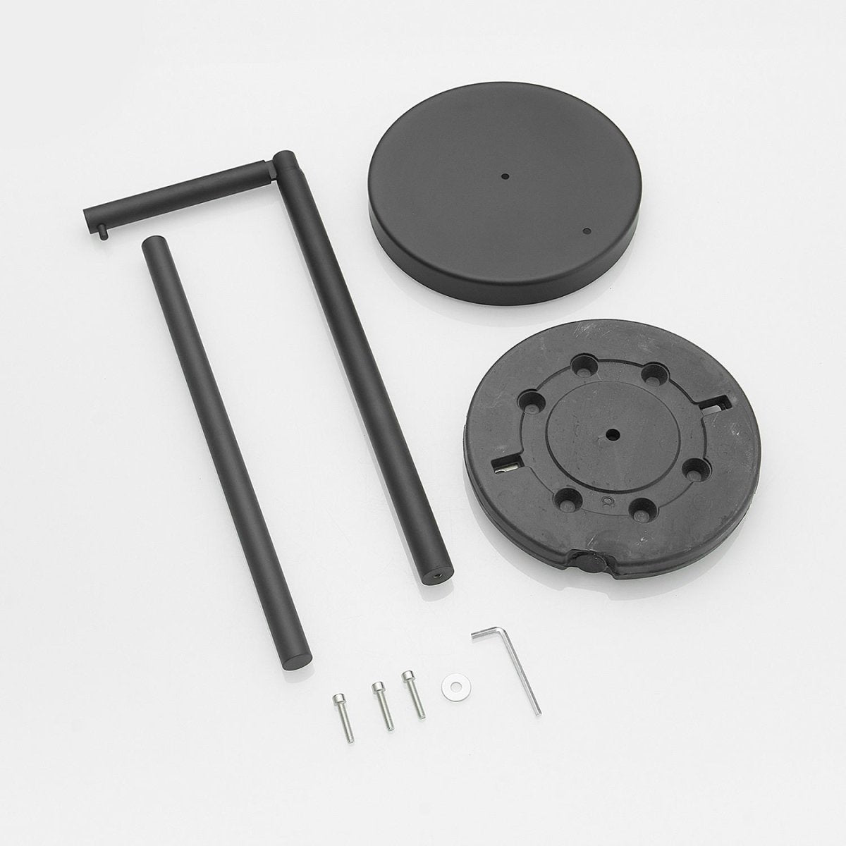 Bathroom Freestanding Toilet Paper Holder in Matte Black - buyfaucet.com