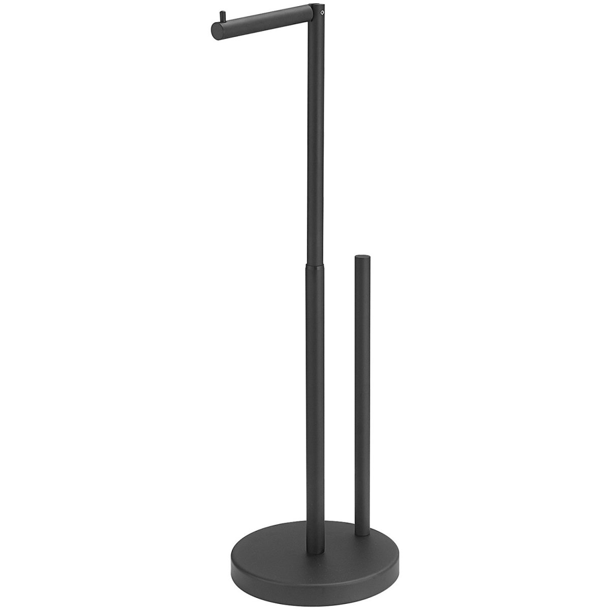 Bathroom Freestanding Toilet Paper Holder in Matte Black - buyfaucet.com