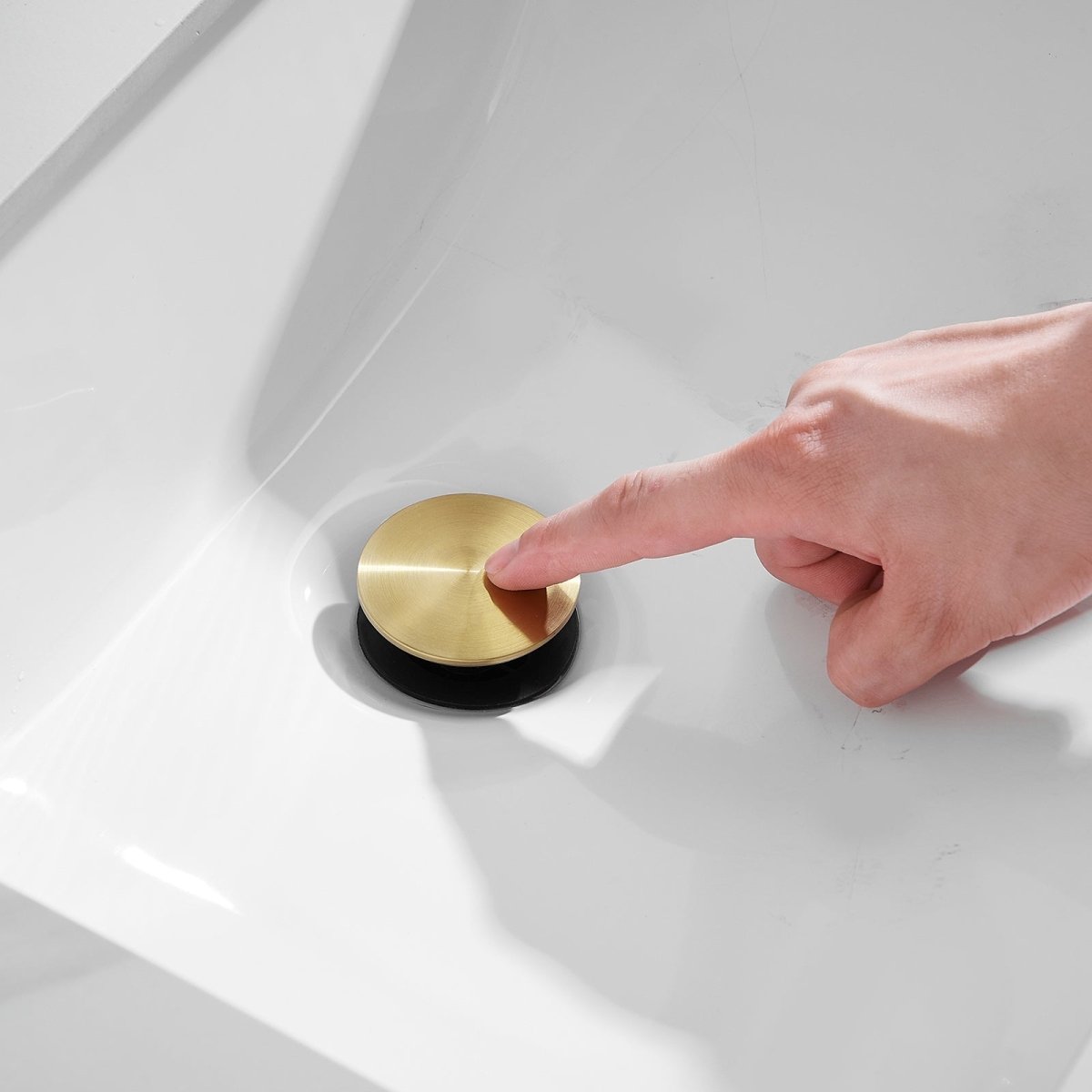 Bathroom Sink Drain Stopper Pop Up Drain Gold - buyfaucet.com