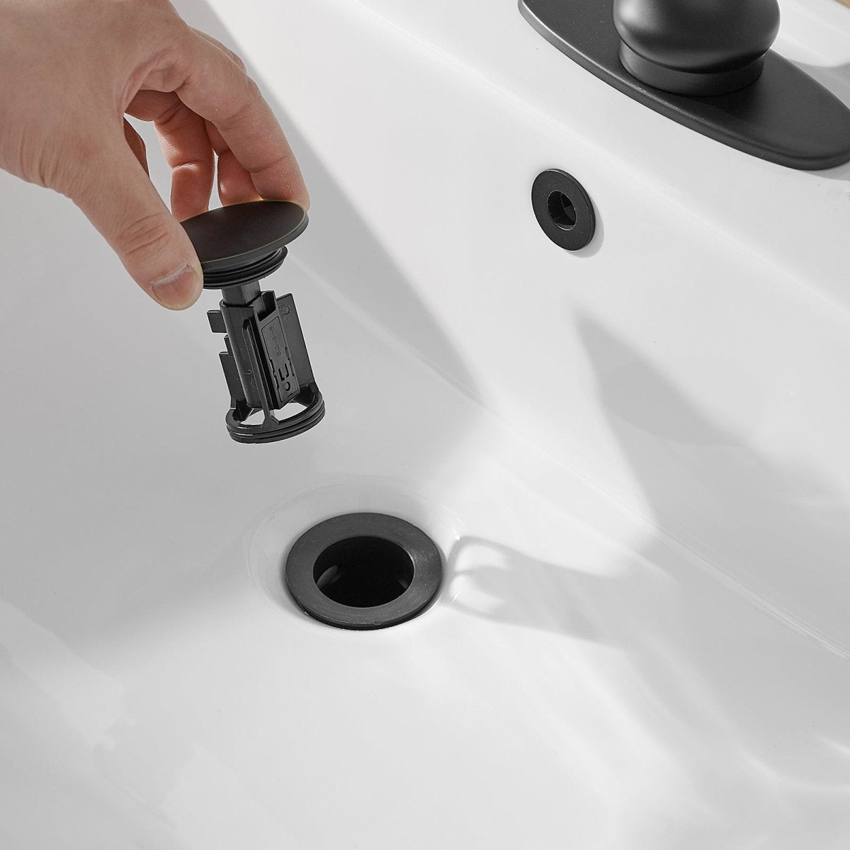 Bathroom Sink Drain Stopper Pop Up Drain Oil Rubbed Bronze - buyfaucet.com