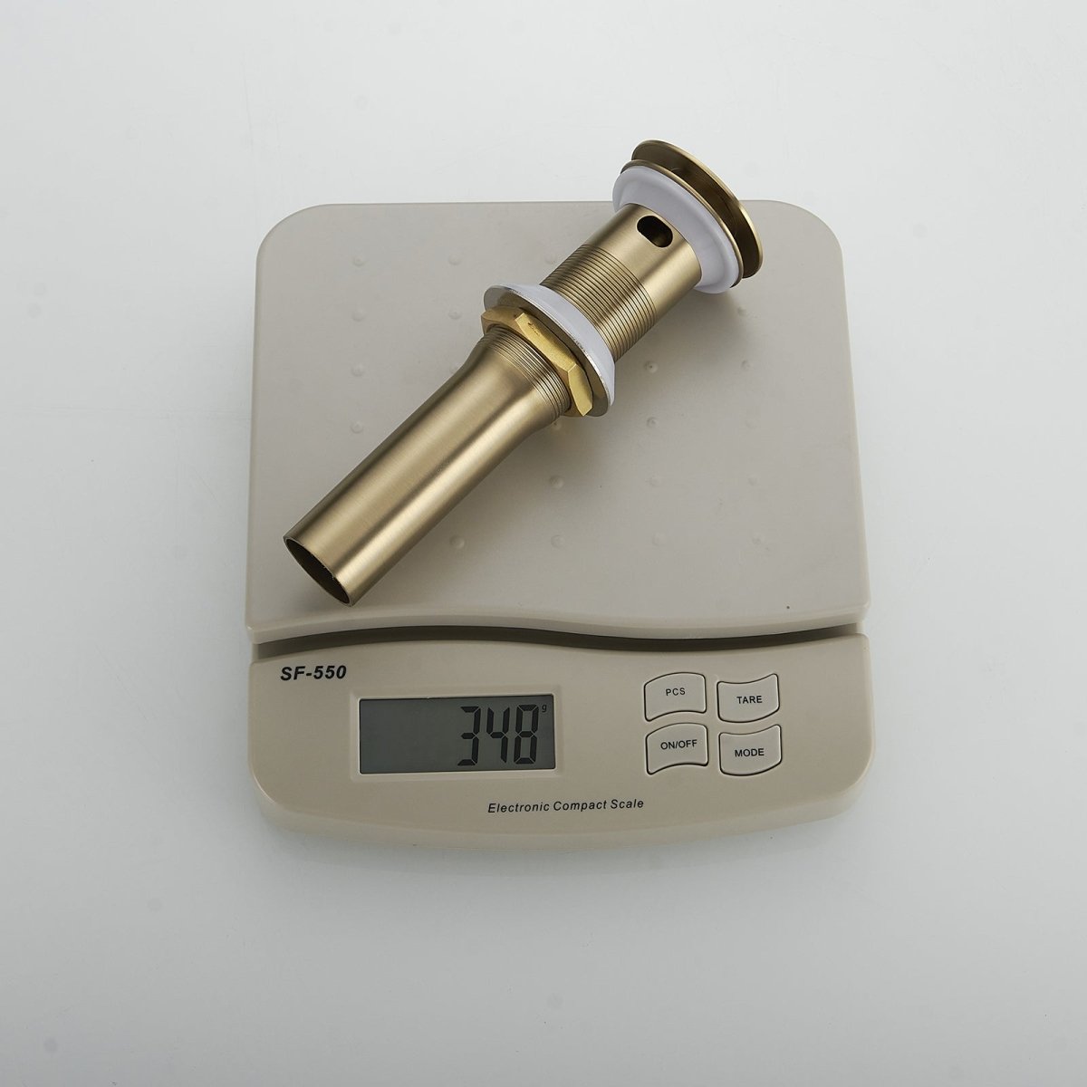 Bathroom Sink Drain Stopper Pop Up Drain with Strainer Brushed Gold - buyfaucet.com