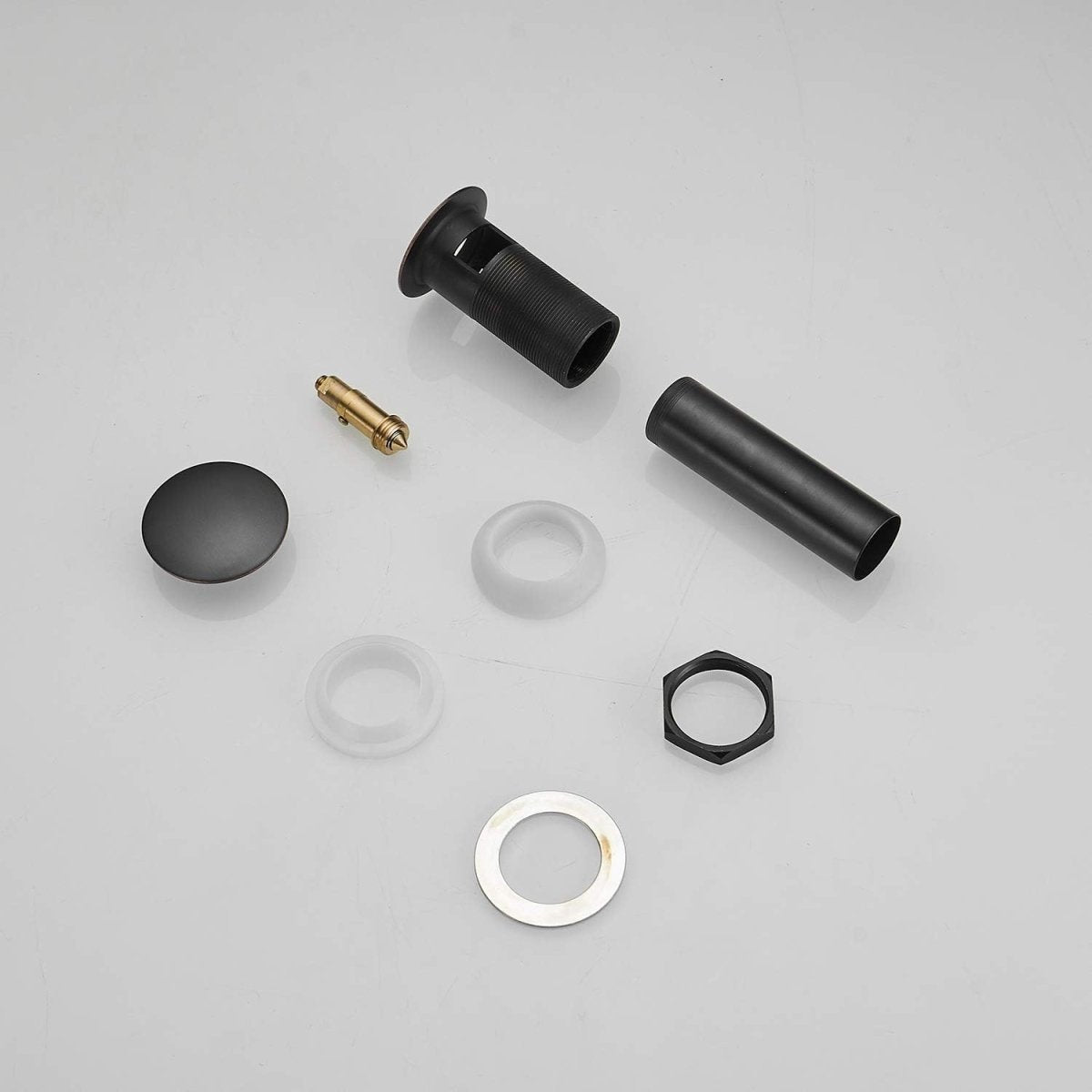 Bathroom Vanity Sink Drain Stopper with Overflow Fits Bronze - buyfaucet.com