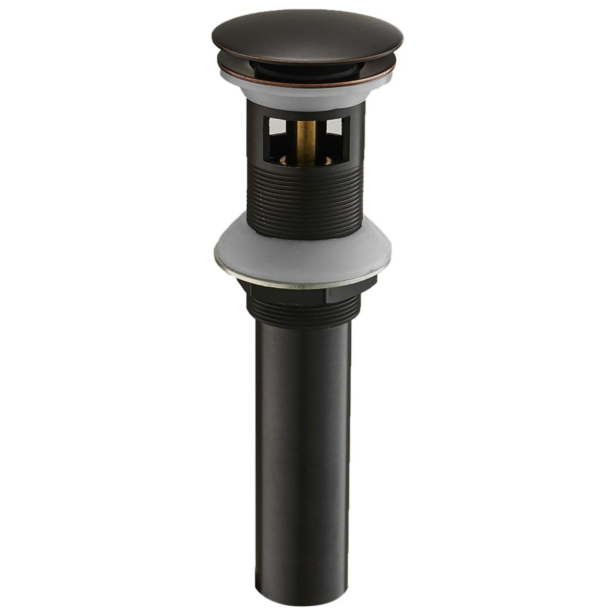 Bathroom Vanity Sink Drain Stopper with Overflow Fits Bronze - buyfaucet.com