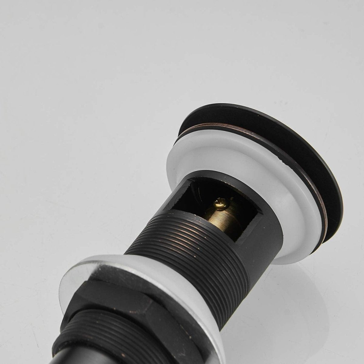 Bathroom Vanity Sink Drain Stopper with Overflow Fits Bronze - buyfaucet.com