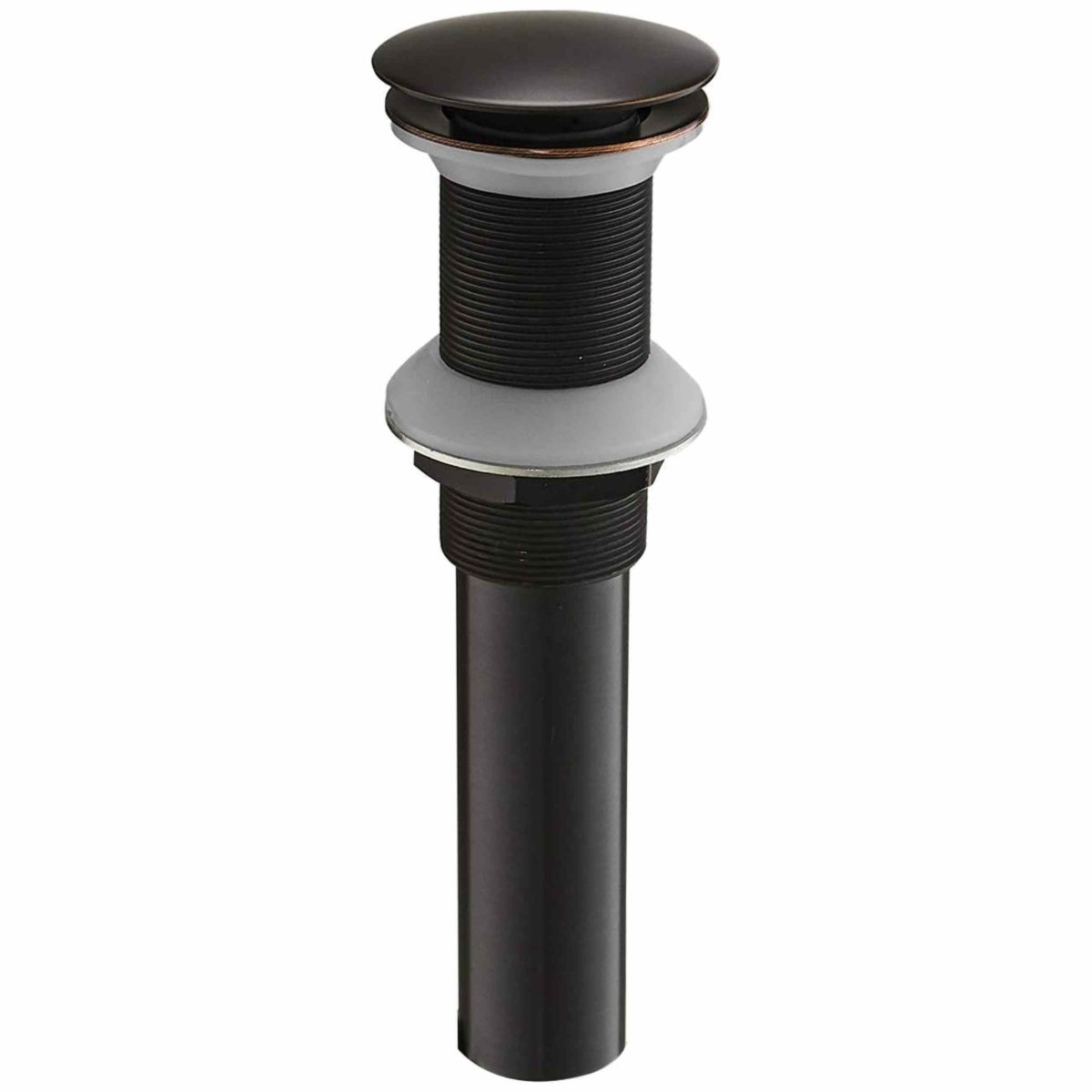 Bathroom Vanity Sink Drain Stopper without Overflow Fits Bronze - buyfaucet.com