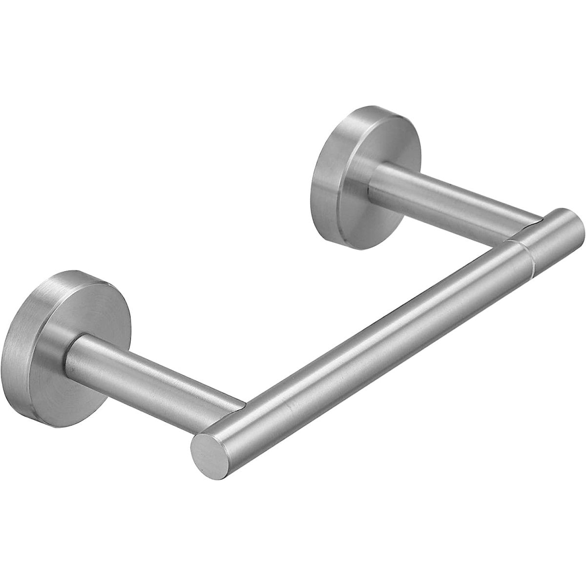 Double Post Pivoting Toilet Paper Holder in Brushed Nickel - buyfaucet.com