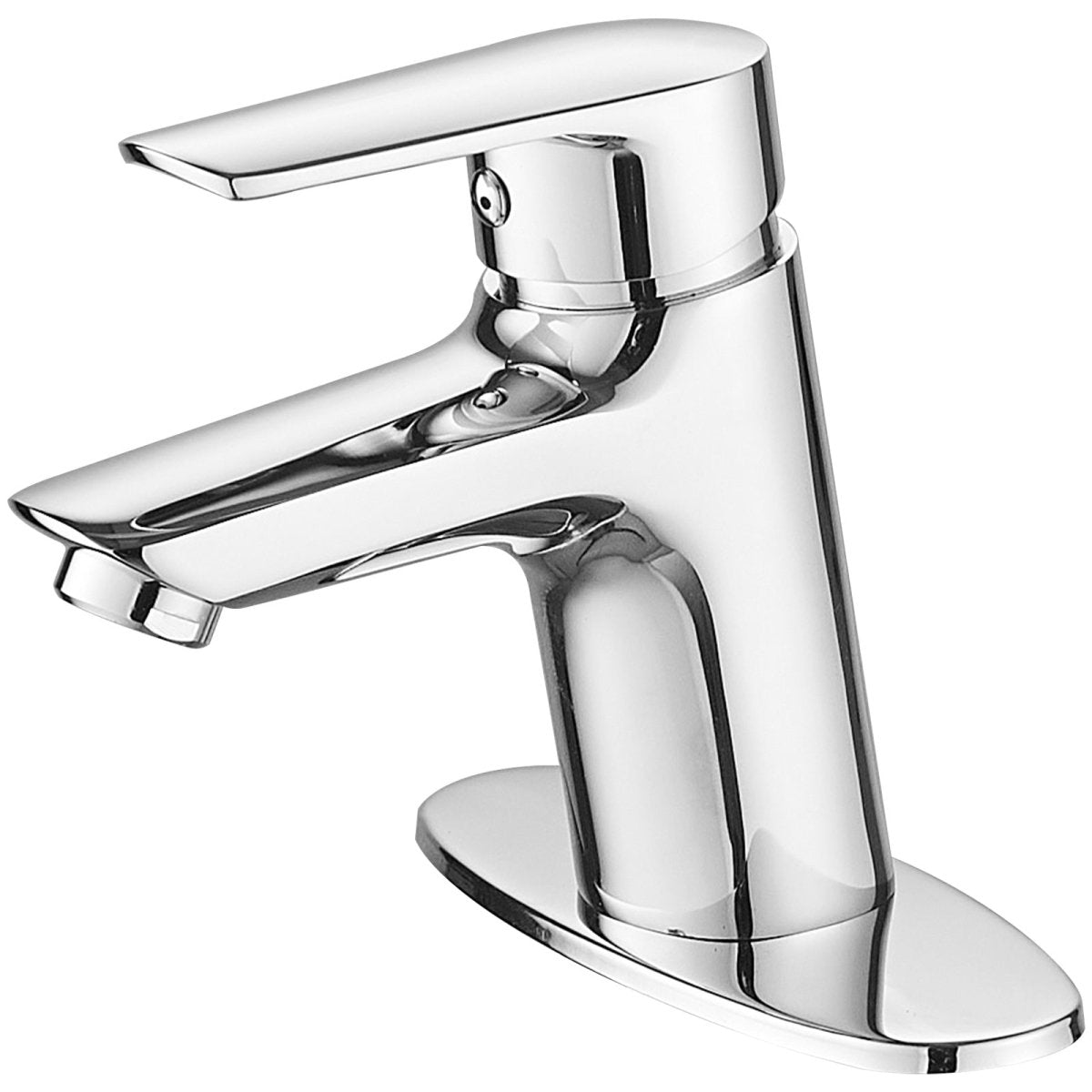 Single Handle Bathroom Faucet Vanity Faucet Polished Chrome - buyfaucet.com