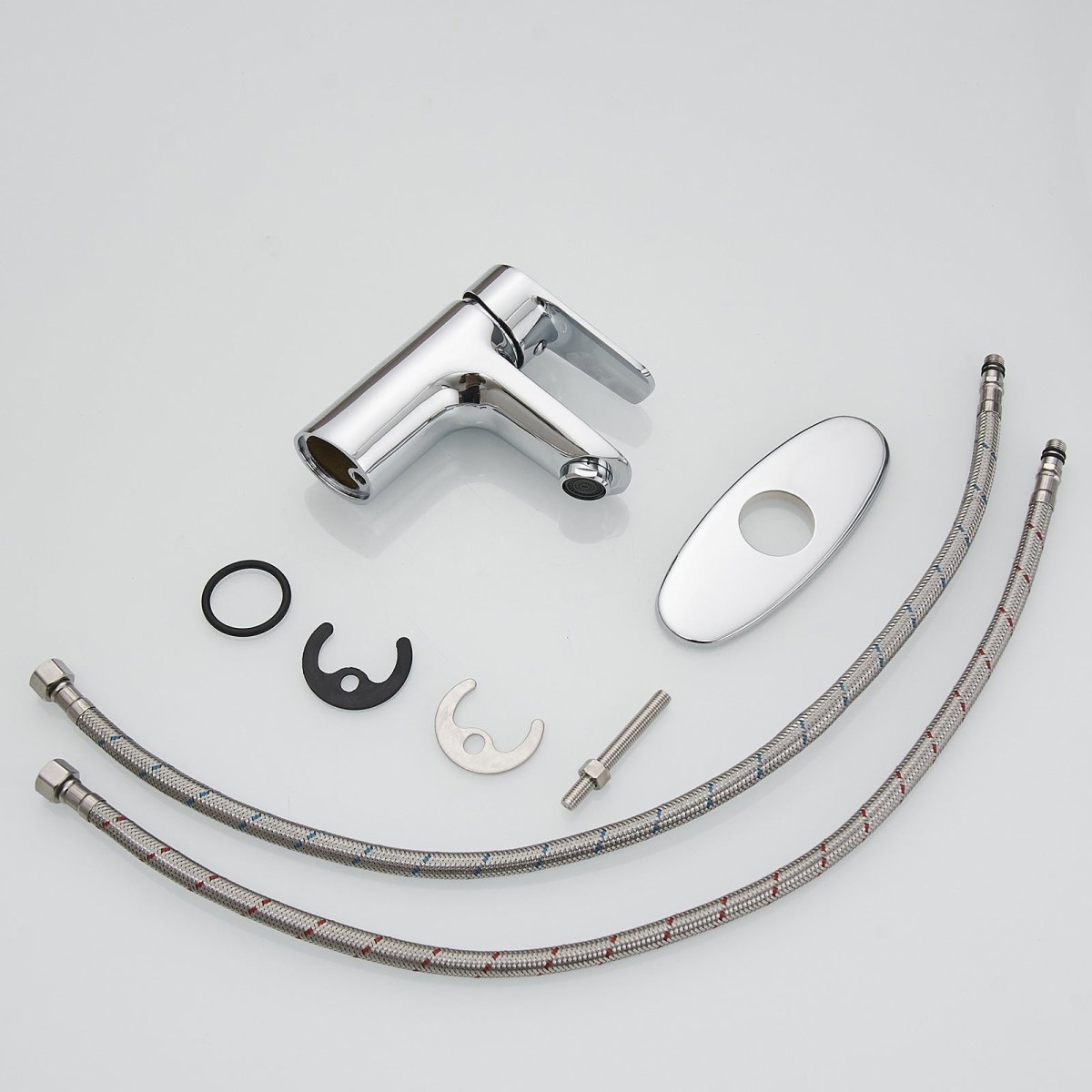 Single Handle Bathroom Faucet Vanity Faucet Polished Chrome - buyfaucet.com