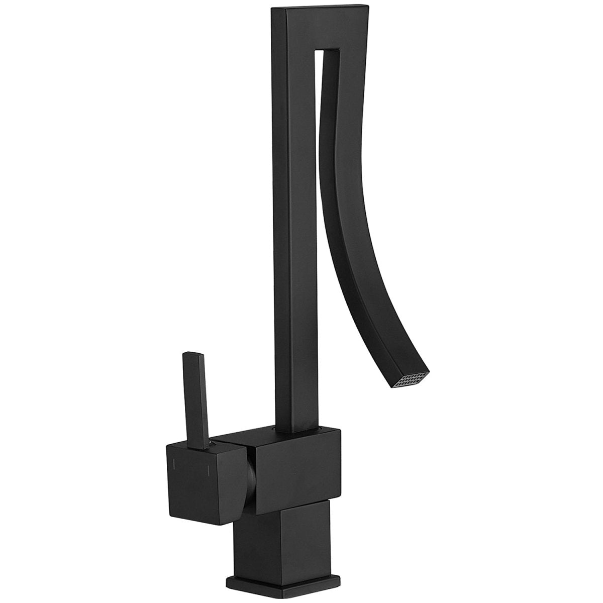 Single Handle Single Hole Bathroom Sink Faucet Matte Black - buyfaucet.com