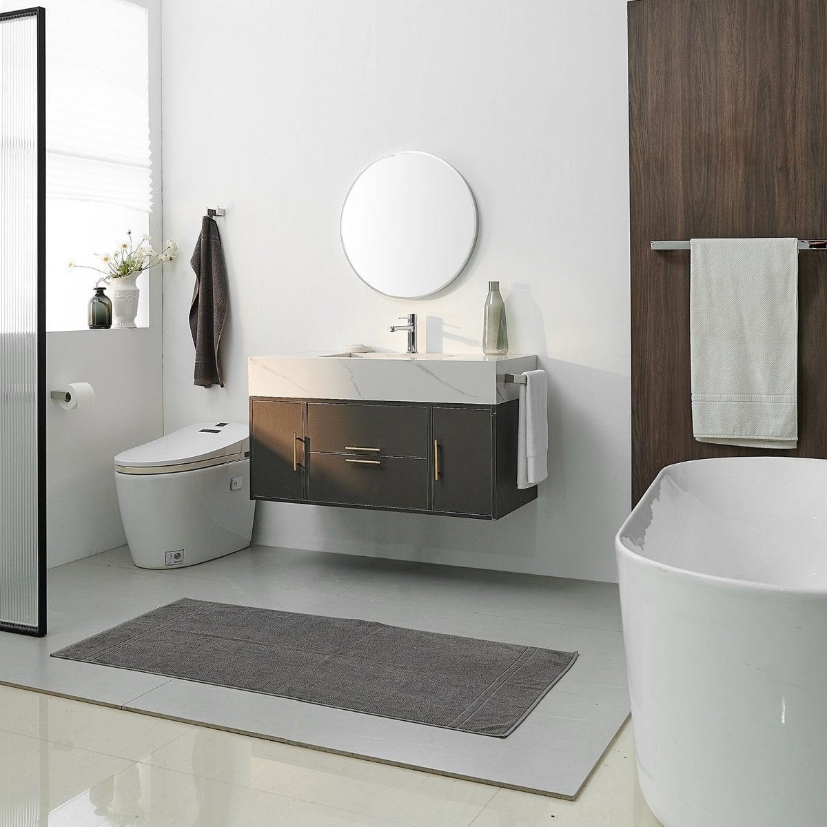 Single Handle Single Hole Modern Bathroom Faucet Polished Chrome - buyfaucet.com