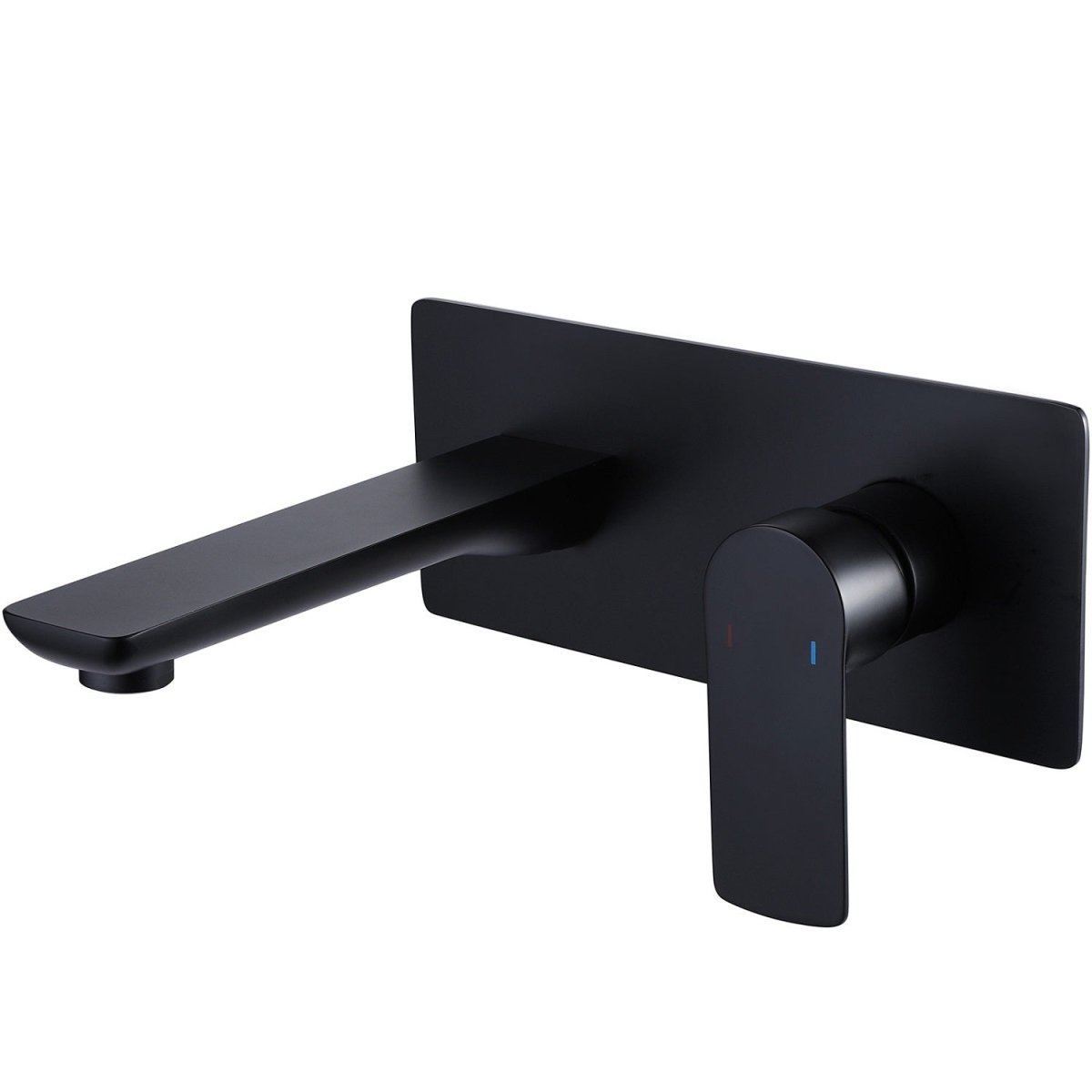Single-Handle Wall Mount Bathroom Faucet Matte Black - buyfaucet.com