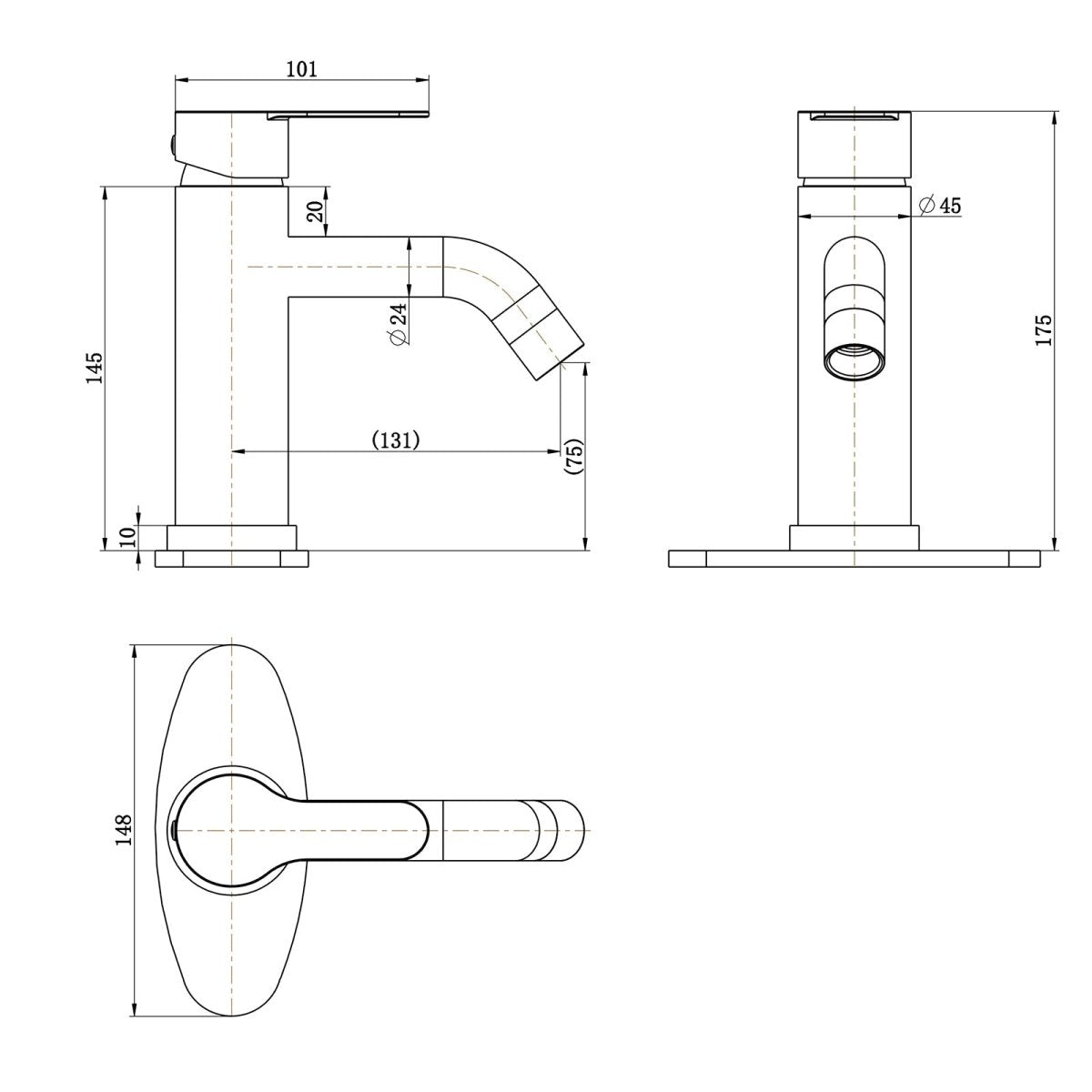 Single Hole Single-Handle Bathroom Faucet in Brushed Nickel - buyfaucet.com