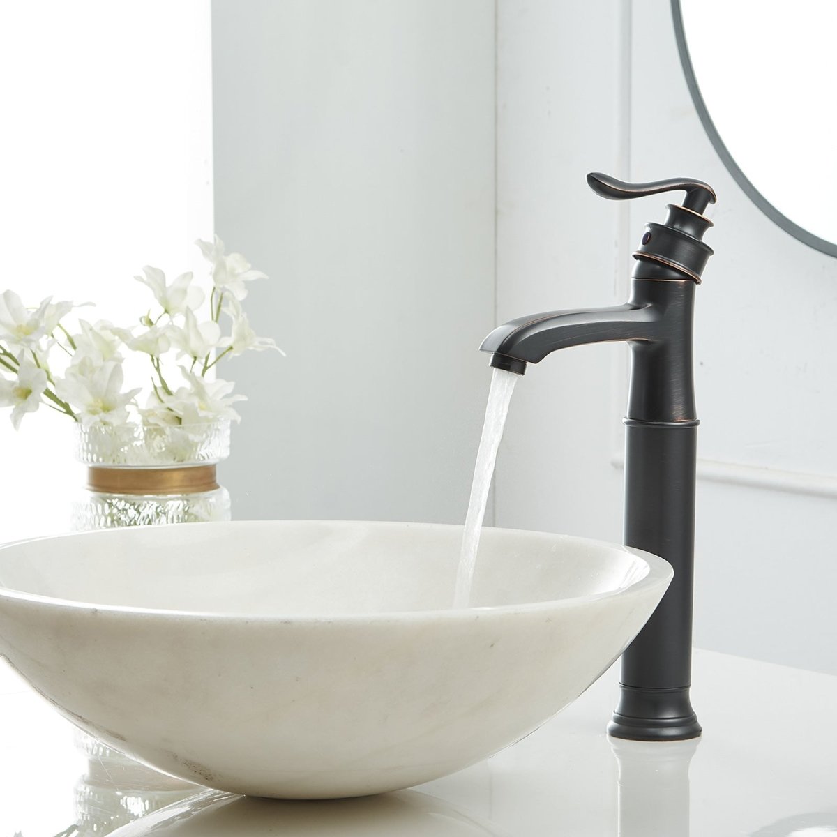 Single Hole Single Handle Bathroom Faucet Oil Rubbed Bronze - buyfaucet.com